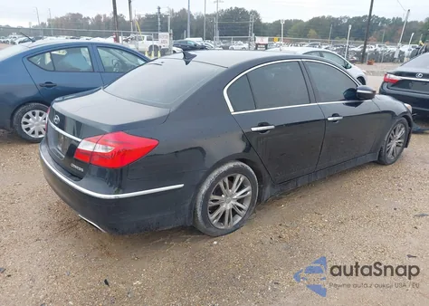 2013 Hyundai Genesis 3.8 из США, поврежденный, VIN KMHGC4DD9DU252110